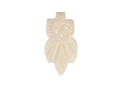 56x30mm - Bone Dream Catcher Pendant (5pcs)