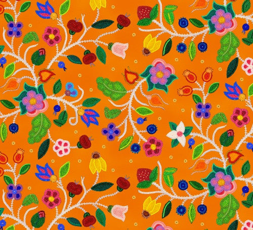 spring majesty 35000 - Orange 100% Cotton Designer