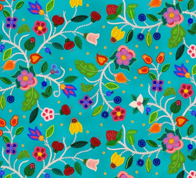 spring majesty 35000 - Turquoise 100% Cotton Designer
