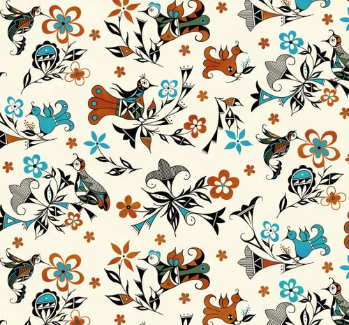 Heritage 47001 - Turquoise 100% Cotton Designer