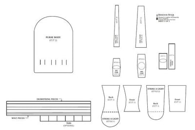 Native Women's Accessories Pattern / Missouri River