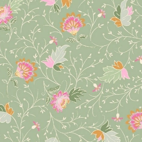 Blythe 509322 - Green 100% Cotton Designer
