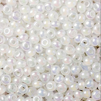 Preciosa Seedbead 11/0 - SB35012 Opaque White AB