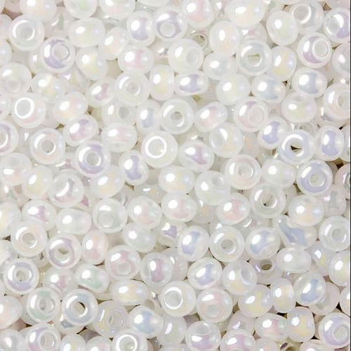Preciosa Seedbead 11/0 - SB35012 Opaque White AB