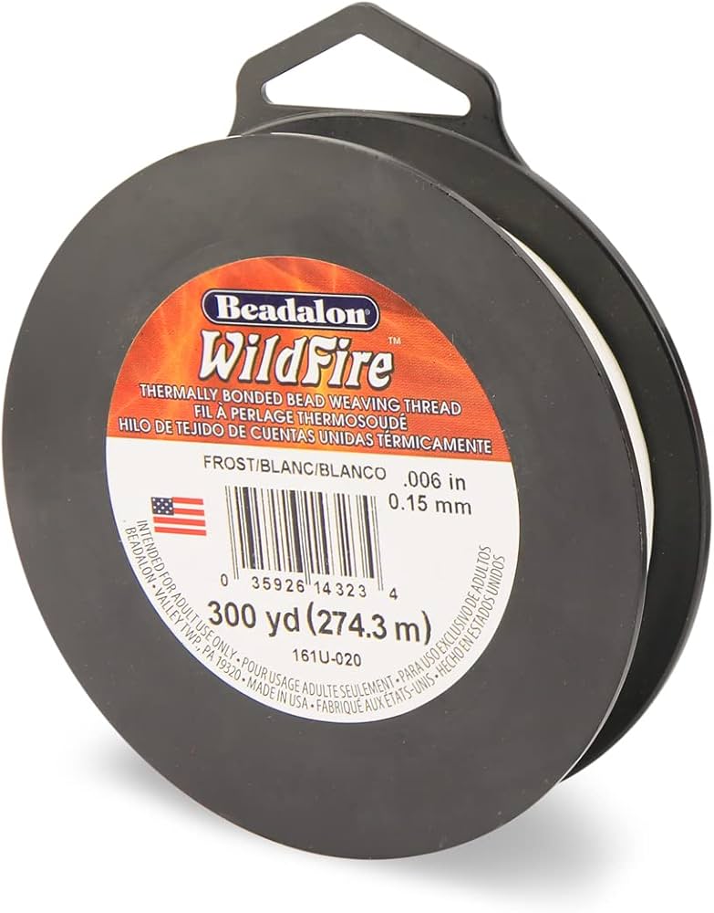 WildFire - Thermally Bonded Beading Thread - .006 (0,15mm) · BEADALON