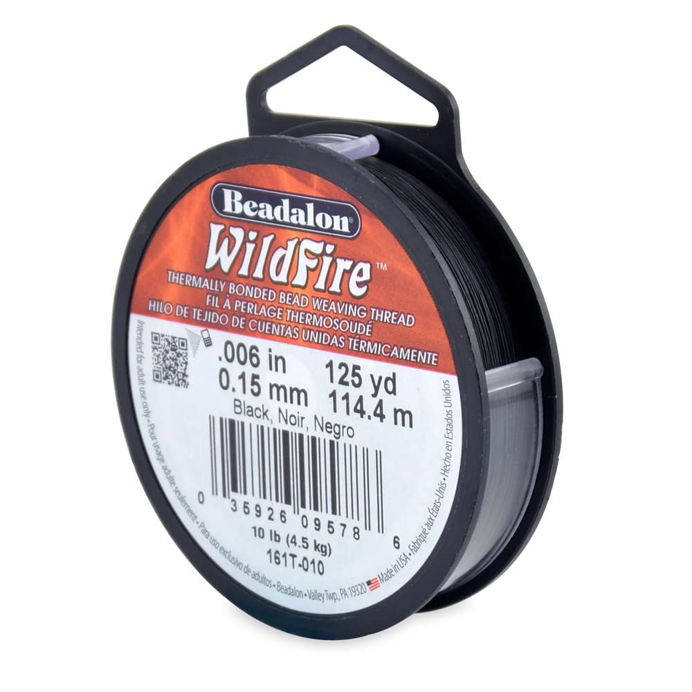 WildFire - Thermally Bonded Beading Thread - .006 (0,15mm) · BEADALON