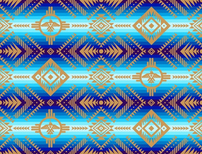 Thunderbird 647 - Blue 100% Cotton Designer