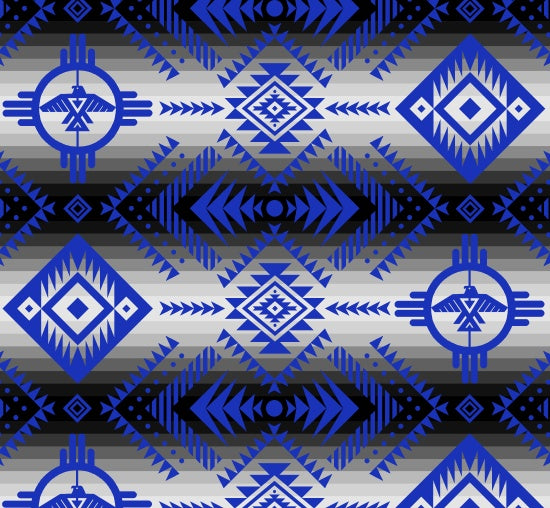 Thunderbird 647 - Royal 100% Cotton Designer