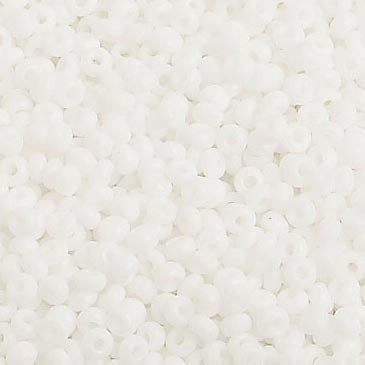 Preciosa Seedbead 10/0 - SB01002 Opaque White