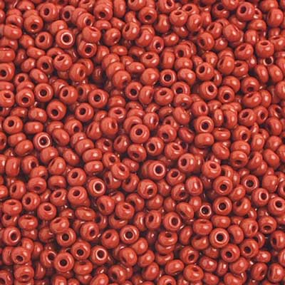Preciosa Seedbead 10/0 - SB01054 Opaque Light Brown