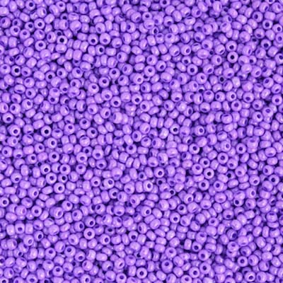Preciosa Seedbead 10/0 - SB01156S Opaque Dyed Violet Strung