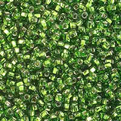 Preciosa Seedbead 10/0 - SB01288 Silverlined Chartreuse