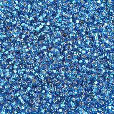 Preciosa Seedbead 10/0 - SB01290 Silverlined Light Blue