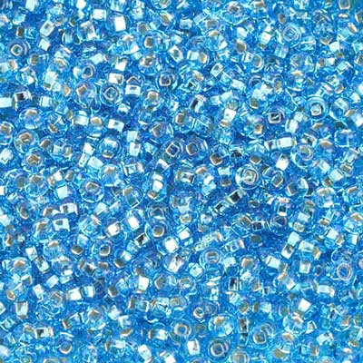 Preciosa Seedbead 10/0 - SB01296 Silverlined Aqua