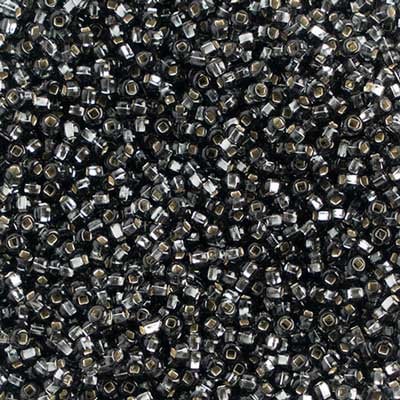 Preciosa Seedbead 10/0 - SB01317 Silverlined Grey