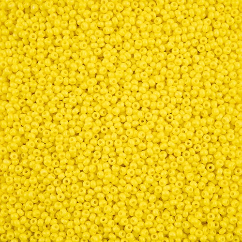 10/0 - SB01560 Jaune mat Terra Intensive chalk · Preciosa rocaille