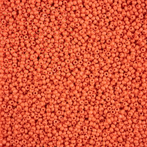 10/0 - SB01561 Orange mat Terra Intensive chalk · Preciosa rocaille