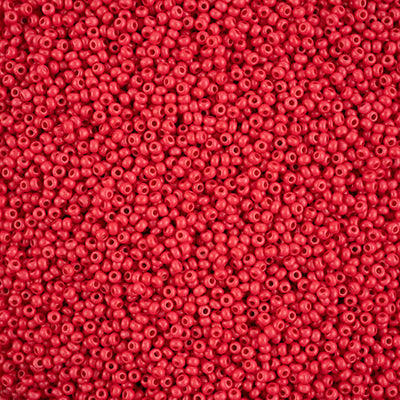 10/0 - SB01564 Rouge fraise mat Terra Intensive chalk · Preciosa rocaille