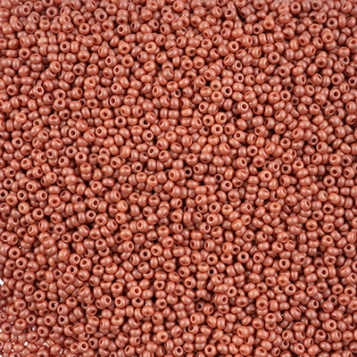 10/0 - SB42105 Brun rosé clair permalux chalk · Preciosa rocaille