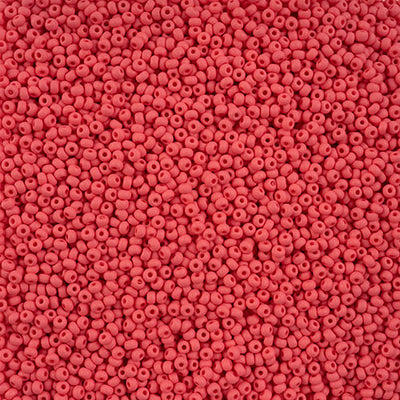 10/0 - SB42129 Rouge cerise mat permalux chalk · Preciosa rocaille