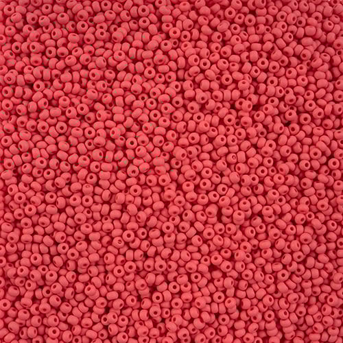 10/0 - SB42129 Rouge cerise mat permalux chalk · Preciosa rocaille