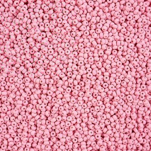 10/0 - SB42131 Rose baie mat permalux chalk · Preciosa rocaille