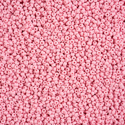10/0 - SB42131 Rose baie mat permalux chalk · Preciosa rocaille