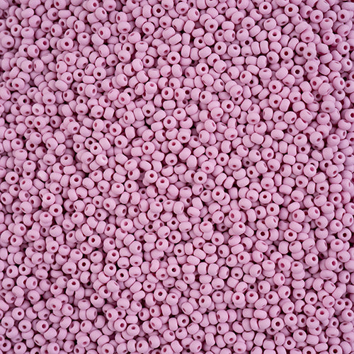 Preciosa Seedbead 10/0 - SB42133 Chalk PermaLux Dyed Violet Matt