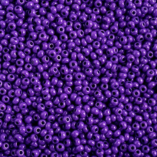 Preciosa Seedbead 10/0 - SB43116 Chalk Terra Intensive Purple