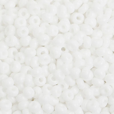 Preciosa Seedbead 8/0 - SB01575 Opaque White