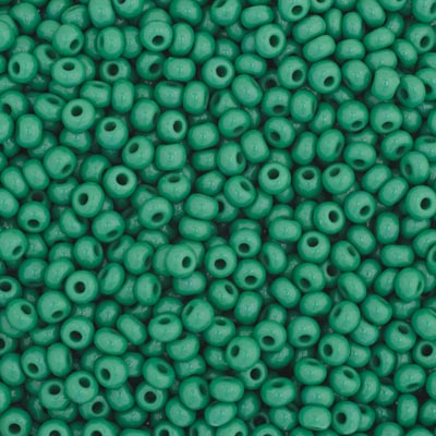 Preciosa Seedbead 8/0 - SB01579 Opaque Medium Dark Green
