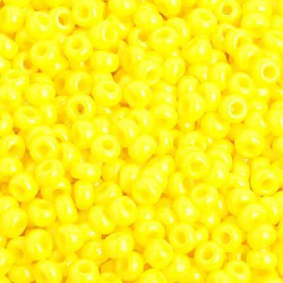 Preciosa Seedbead 8/0 - SB01581 Opaque Lemon Yellow