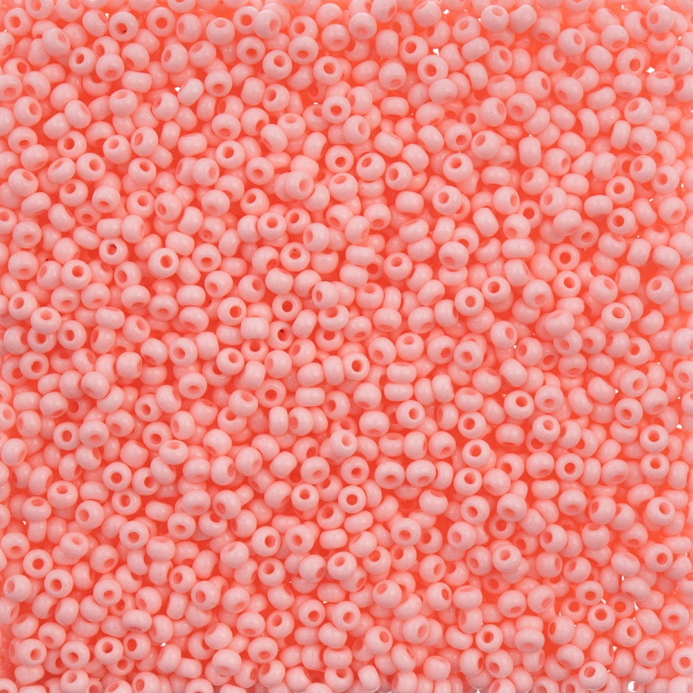 Preciosa Seedbead 8/0 - SB01706 Chalk Dyed Pink Solgel