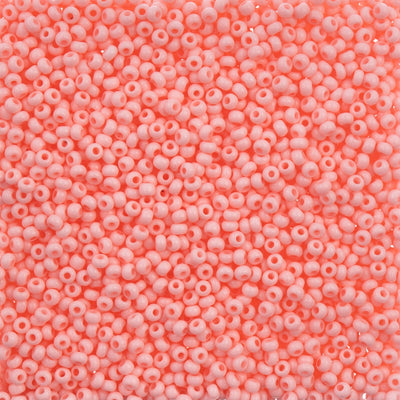 Preciosa Seedbead 8/0 - SB01706 Chalk Dyed Pink Solgel