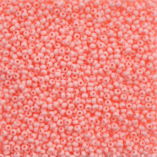 Preciosa Seedbead 8/0 - SB01706 Chalk Dyed Pink Solgel