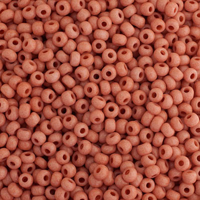 Preciosa Seedbead 8/0 - SB40000 Chalk Pink Dyed Solgel