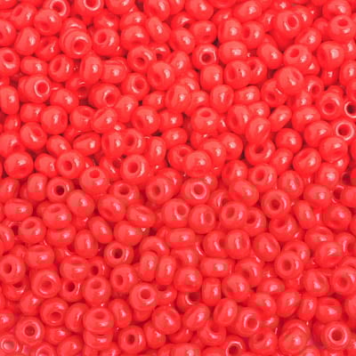 Preciosa Seedbead 6/0 - SB01630 Opaque Light Red