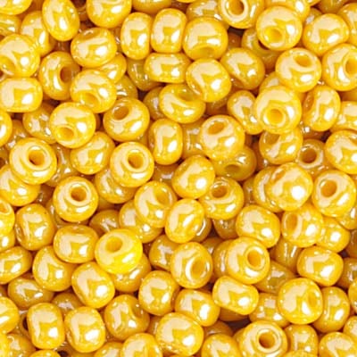 Preciosa Seedbead 6/0 - SB01921 Opaque Yellow Luster