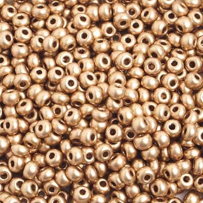 Preciosa Seedbead 6/0 - SB02218 Opaque Gold Matt