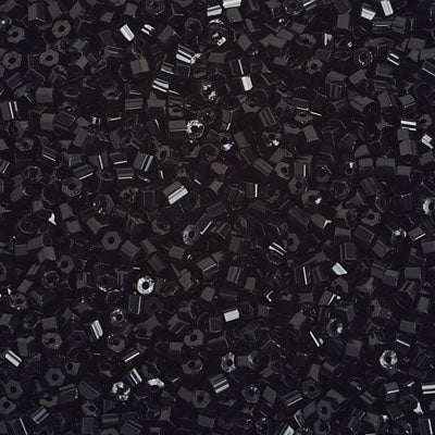 Preciosa Seedbead 2-Cut 10/0 - SB29346S Opaque Black
