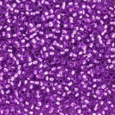 Preciosa Seedbead 11/0 - SB35000 Silverlined Pink Dyed