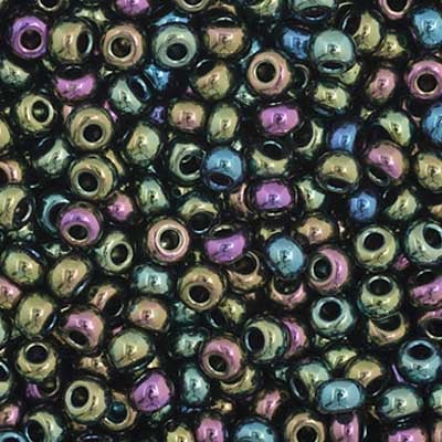 11/0 - SB35029 Vert AB opaque · Preciosa rocaille