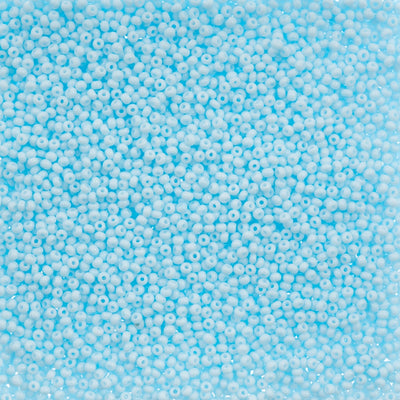 Preciosa Seedbead 11/0 - SB40006 Chalk Light Blue Solgel