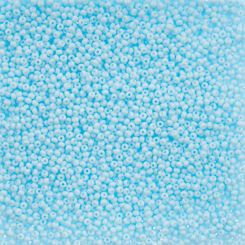 Preciosa Seedbead 11/0 - SB40006 Chalk Light Blue Solgel