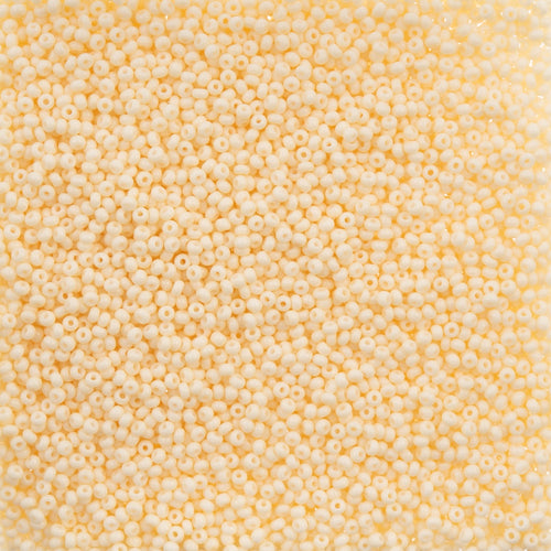 Preciosa Seedbead 11/0 - SB40040 Chalk Bone Solgel
