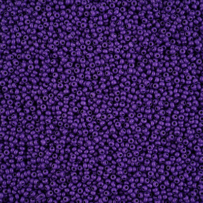 Preciosa Seedbead 11/0 - SB43127 Chalk Terra Intensive Purple Matt
