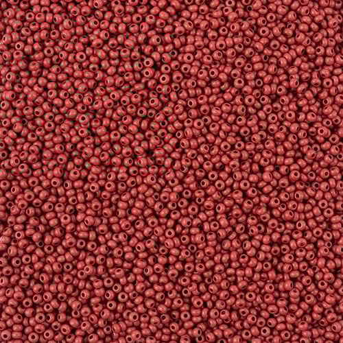 Preciosa Seedbead 11/0 - SB43130 Chalk Terra Intensive Brown Matt