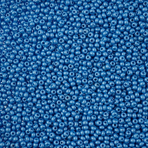 Preciosa Seedbead 11/0 - SB43159 Chalk PermaLux Dyed Light Blue
