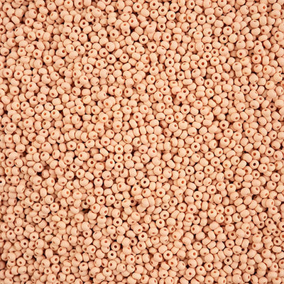 11/0 - SB43166 Abricot mat permalux chalk · Preciosa rocaille