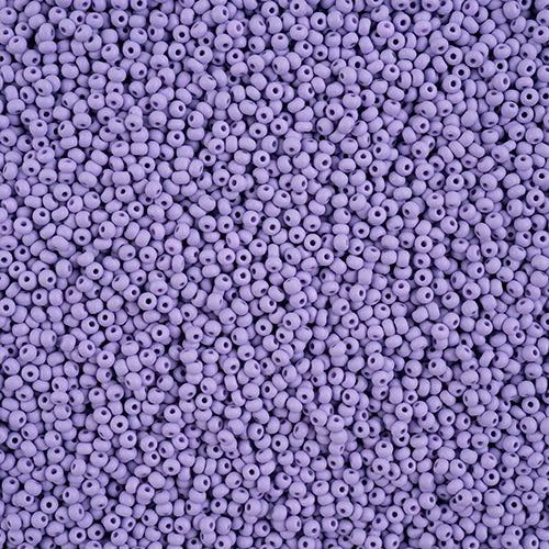 Preciosa Seedbead 11/0 - SB43175 Chalk PermaLux Dyed Lavender Matt
